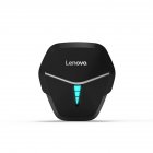 Original LENOVO Hq08 Gaming Wireless Bluetooth-compatible Headset Music Sports Earbuds With Led Lighting Effect black