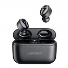 Original LENOVO Ht18 Tws Wireless Bluetooth 5.0 Earphones Led Display Volume Control Hifi Stereo Headset black