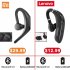 Original LENOVO Hx106 Wireless Bluetooth Earphones Ear Hook Bluetooth 5 0 Earbuds With Microphone Headset black
