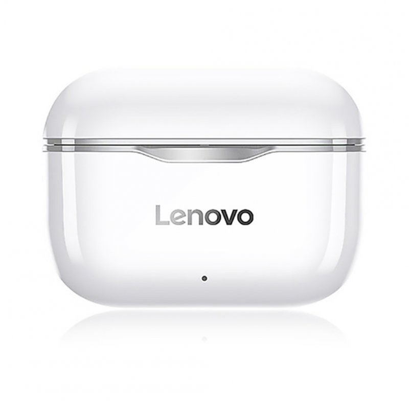 Original LENOVO Lp1 Tws Wireless Earphone Bluetooth 5.0 Dual Stereo Noise Reduction Bass Touch Control Earphones gray