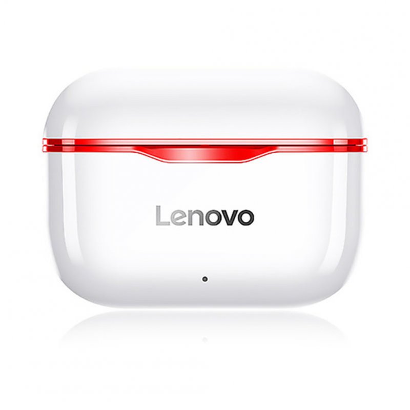 Original LENOVO Lp1 Tws Wireless Earphone Bluetooth 5.0 Dual Stereo Noise Reduction Bass Touch Control Earphones red