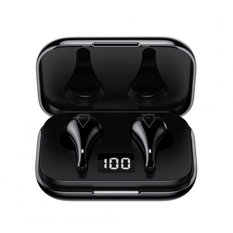 Original LENOVO Lp3 Wireless Bluetooth 5.0 Earphones Tws Headphone Stereo Bass Gaming Earbuds Power Display Sports Earbuds Black