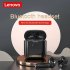 Original LENOVO Qt83 Wireless Earphones Bluetooth Headphones Dual Stereo Bass Earbuds Waterproof Sport With Mic black