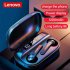 Original LENOVO Wireless Earphones Qt81 Bluetooth 5 1 Waterproof Headphones Touch Button Hifi Stereo Earbuds black