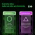 Original LENOVO Wireless Bluetooth compatible Headset Led Light Gaming Earphones Earbuds Type C Charging Interface White