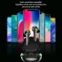 Original LENOVO Wireless Bluetooth compatible Headset Led Light Gaming Earphones Earbuds Type C Charging Interface White