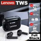 Original LENOVO  Wireless Bluetooth-compatible Headset Binaural Sports Running In-ear Tws Noise Reduction Headphones Eating-Chicken Earbuds black
