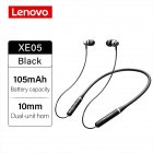 Original LENOVO XE05 Neck type Bluetooth Headset Sports Waterproof Long Standby Earphones Black