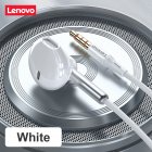 Original LENOVO XF06 Headphone 5.0 In-ear Earphone Ipx5 <span style='color:#F7840C'>Waterproof</span> 3.5mm Wired Earphones Sport Headset With Noise Cancelling Mic White