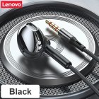 Original LENOVO XF06 Headphone 5 0 In ear Earphone Ipx5 Waterproof 3 5mm Wired Earphones Sport Headset With Noise Cancelling Mic Black
