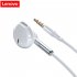 Original LENOVO XF06 Headphone 5 0 In ear Earphone Ipx5 Waterproof 3 5mm Wired Earphones Sport Headset With Noise Cancelling Mic White
