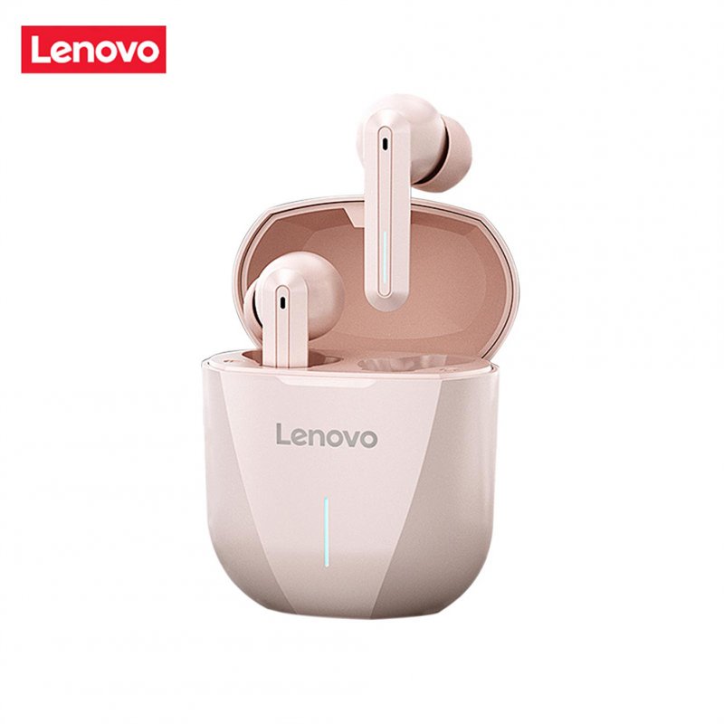 Original LENOVO XG01 Wireless Bluetooth Headset Binaural In-ear Low Latency Gaming Headset Pink