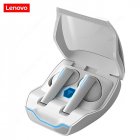 Original LENOVO XG02 TWS Gaming Wireless Bluetooth compatible Headset In ear Low Latency Touch control Stereo Headphones White