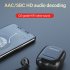 Original LENOVO XT89 Tws Wireless Bluetooth Headset Waterproof Touch Control Hifi Earphones Black