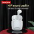 Original LENOVO XT89 Tws Wireless Bluetooth Headset Waterproof Touch Control Hifi Earphones White