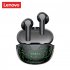 Original LENOVO XT95 Pro Wireless Bluetooth compatible Headset Light emitting Shell Sport Waterproof Smart Noise Cancelling Earphone Luminous version black