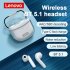 Original LENOVO XT96 Wireless TWS Bluetooth compatible Headset Hifi Stereo In ear Touch control Sports Music Headphones XT96 black