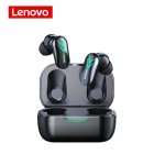 Original LENOVO Xt82 Wireless Bluetooth-compatible Headset Power Display Touch-control Mobile Gaming Headphones With Mic black