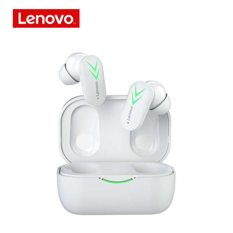 Original LENOVO Xt82 Wireless Bluetooth-compatible Headset Power Display Touch-control Mobile Gaming Headphones With Mic White