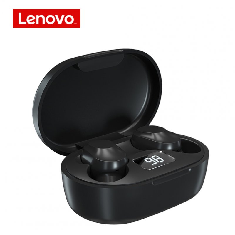 Original LENOVO Xt91 Tws Wireless Bluetooth Earphones Music Headphones Noise Reduction Waterproof Earbuds With Mic Black
