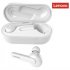 Original Lenovo HT28 Wireless Bluetooth  Headset Tws Deep Bass Earbuds Touch Control Automatically Connection Headset white