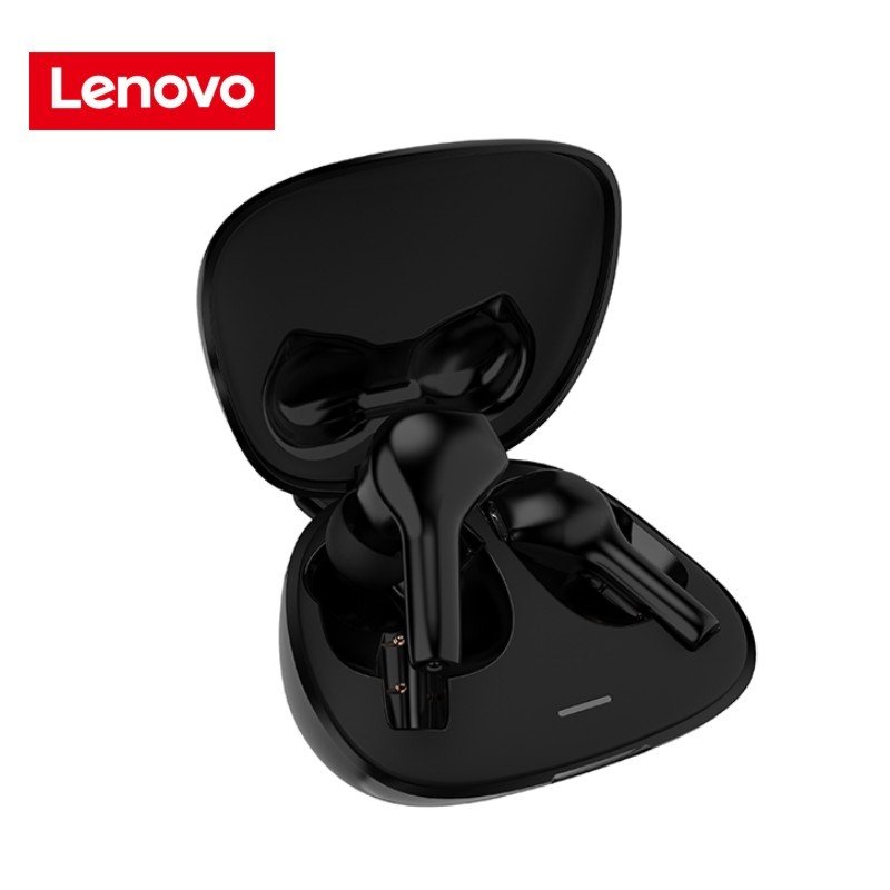 Original LENOVO Ht06 Wireless Bluetooth Headset Stereo Waterproof Handsfree Headphone black