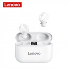 Original LENOVO Ht18 <span style='color:#F7840C'>Bluetooth</span> <span style='color:#F7840C'>Headphone</span> Tws Wireless Noise Reduction Sports In-ear Headset white