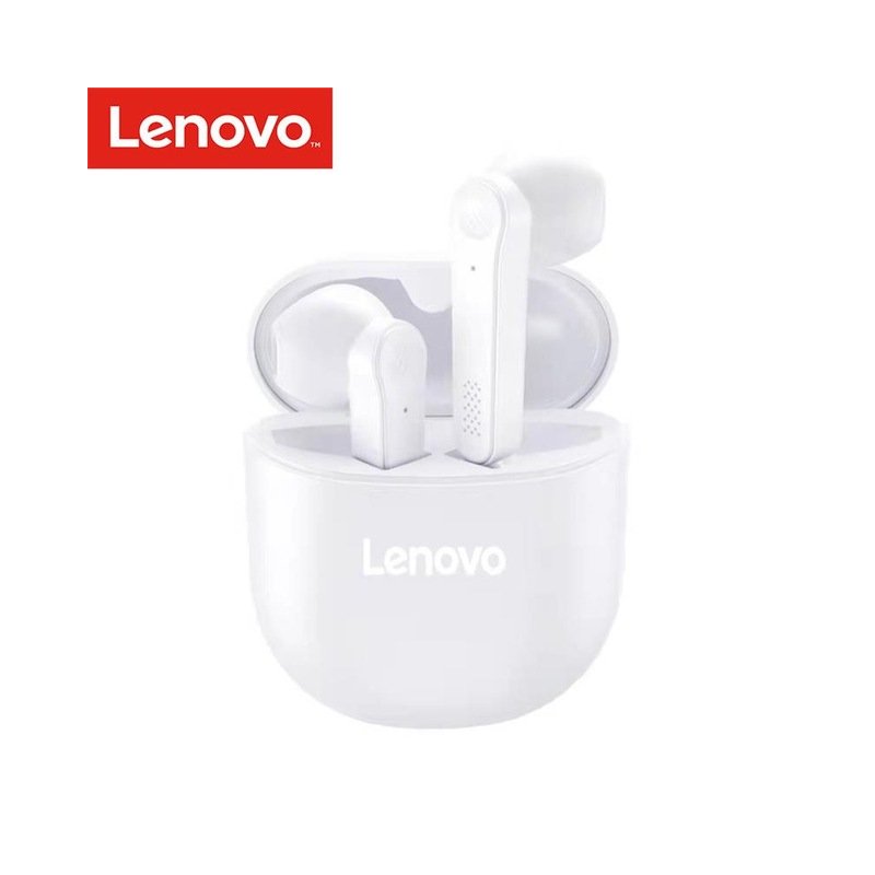Original LENOVO PD1 Wireless Bluetooth Earphones Ipx5 Touch Control Stereo Hifi Sound Earphones white
