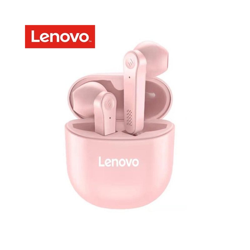 Original LENOVO PD1 Wireless Bluetooth Earphones Ipx5 Touch Control Stereo Hifi Sound Earphones Pink