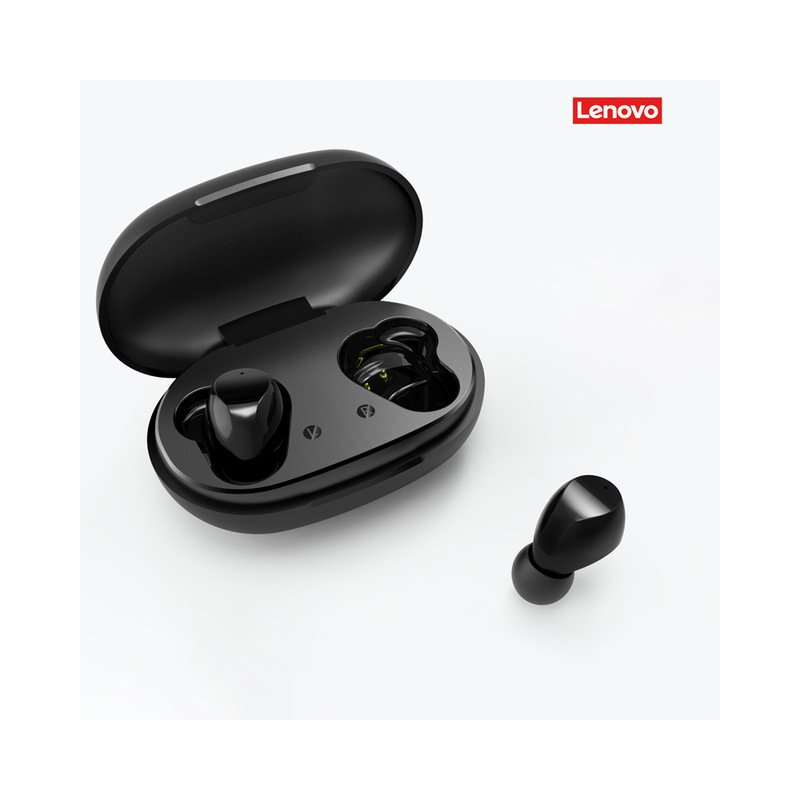 Original LENOVO Tc02 Tws Wireless  Bluetooth  Headset Waterproof In-ear Sports Music Earbuds With Microphone black