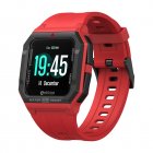 Original ZEBLAZE Ares Smart Watch 1.3-inch Retro Look Lightweight Hd Color Screen 24h Heart Rate Blood Pressure Monitoring Life Watch red