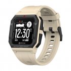 Original ZEBLAZE Ares Smart Watch 1.3-inch Retro Look Lightweight Hd Color Screen 24h Heart Rate Blood Pressure Monitoring Life Watch Khaki