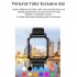 Original ZEBLAZE E90 Smart Watch Ecg Ppg Heart Rate Blood Pressure Blood Oxygen Sleep Monitoring Sport Waterproof Smartwatch red silicone