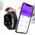 Original ZEBLAZE E90 Smart Watch Ecg Ppg Heart Rate Blood Pressure Blood Oxygen Sleep Monitoring Sport Waterproof Smartwatch red silicone