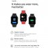 Original ZEBLAZE E90 Smart Watch Ecg Ppg Heart Rate Blood Pressure Blood Oxygen Sleep Monitoring Sport Waterproof Smartwatch red silicone