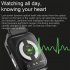 Original ZEBLAZE E90 Smart Watch Ecg Ppg Heart Rate Blood Pressure Blood Oxygen Sleep Monitoring Sport Waterproof Smartwatch red silicone