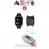 Original ZEBLAZE E90 Smart Watch Ecg Ppg Heart Rate Blood Pressure Blood Oxygen Sleep Monitoring Sport Waterproof Smartwatch red silicone