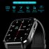 Original ZEBLAZE E90 Smart Watch Ecg Ppg Heart Rate Blood Pressure Blood Oxygen Sleep Monitoring Sport Waterproof Smartwatch black leather