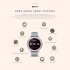 Original ZEBLAZE Lily Women Smart Watch 1 09 inch Hd Color Touch Display Music Control Heart Rate Sensor Blood Pressure Monitoring Bracelet silver grey