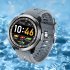 Original ZEBLAZE M18plus Business Smart Watches Ecg Ppg Body Temperature Heart Rate Breathing Blood Oxygen Monitoring Multi sport Bracelet Silver shell gray sil