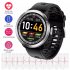 Original ZEBLAZE M18plus Business Smart Watches Ecg Ppg Body Temperature Heart Rate Breathing Blood Oxygen Monitoring Multi sport Bracelet Black Shell Black Sil