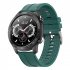 Original ZEBLAZE Mx5 Smart Watch Bluetooth compatible Call Music Playback Ip68 Waterproof Bracelet Compatible For Android Iphone black silicone