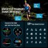 Original ZEBLAZE Stratos Smartwatch Gps Sports Tracking SpO2 Blood Oxygen Blood Pressure Heart Rate VO2 Max Monitoring Touch screen Smart Watch green