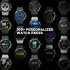 Original ZEBLAZE Stratos2 Gps Smart Watch 5 Atm Water Resistant 360 Hd Amoled Display Health Monitor Long Battery Life Smartwatch black