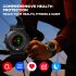 Original ZEBLAZE Stratos2 Gps Smart Watch 5 Atm Water Resistant 360 Hd Amoled Display Health Monitor Long Battery Life Smartwatch silver grey