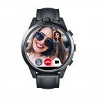 Original Zeblaze Smartwatch Ceramic Bezel 3gb 32gb 800mah Gps Watch Gift Leather Strap Dual Camera 4g Smart Watch black