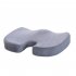 Orthopedic Memory Cushion Foam U Coccyx Travel Seat Massage Protect Healthy Sitting Breathable Pillows Silver gray