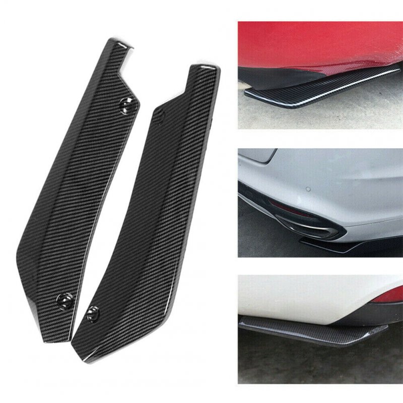 Universal Rear Bumper Lip Angle Splitters Diffuser Decorative Protection Winglets Side Skirt Extensions 