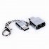 Otg Adapter Micro Usb Female to Type C Male Adapter Set with Lanyard Mobile Phone Conversion