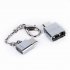 Otg Adapter Micro Usb Female to Type C Male Adapter Set with Lanyard Mobile Phone Conversion